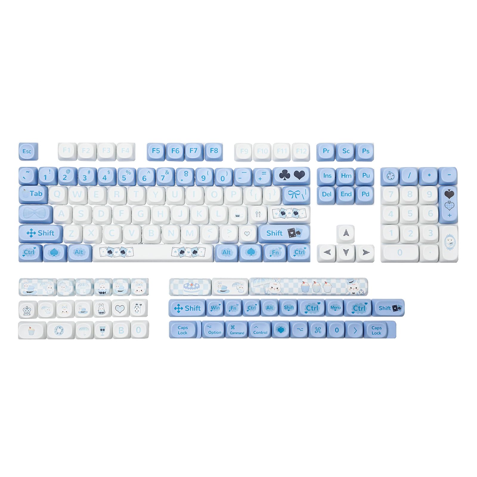 Amazon | EPOMAKER Wonderland Whimsy 146キー 昇華PBT MOA