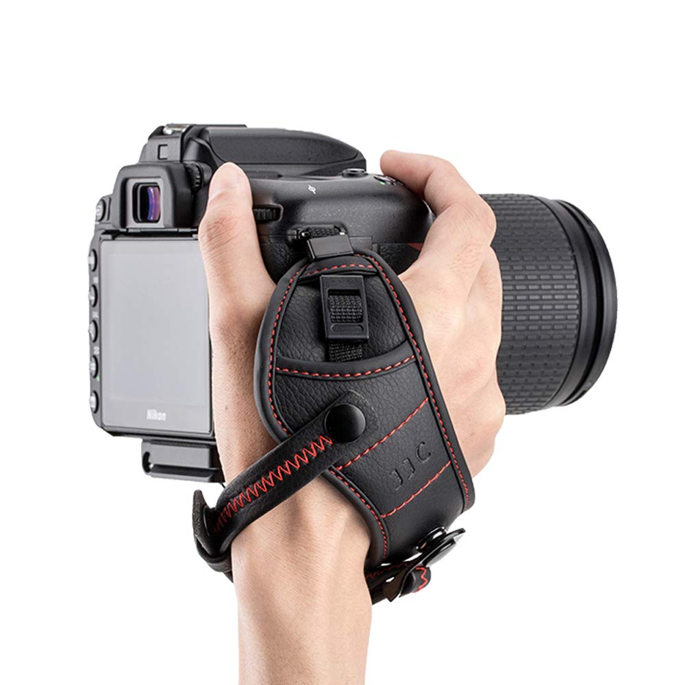 JJC DSLR Camera Hand Grip Strap (Red)