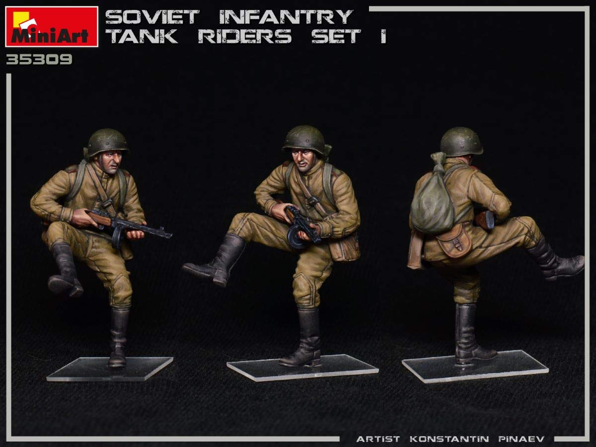 Amazon.co.jp: MINIART 35309 1/35 ソビエト歩兵タンクライダーセット
