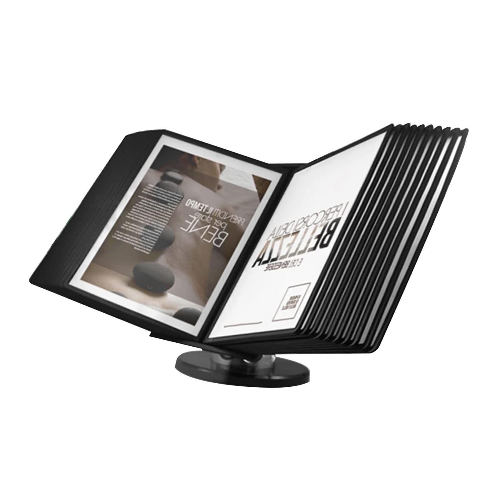 OLSKFUH File Organizer For Desk - Desktop Reference Organizer Desktop/Wall Reference System Adjustable Desk Referenc,size_name-20 Panel