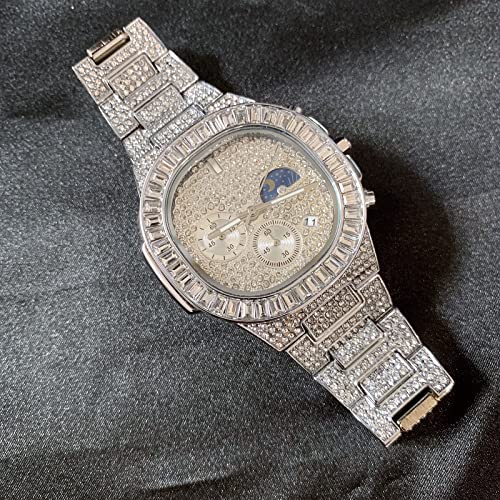 Montre full CZ diamond HALOKAIYA pour un style affirmé sans compromis - 6