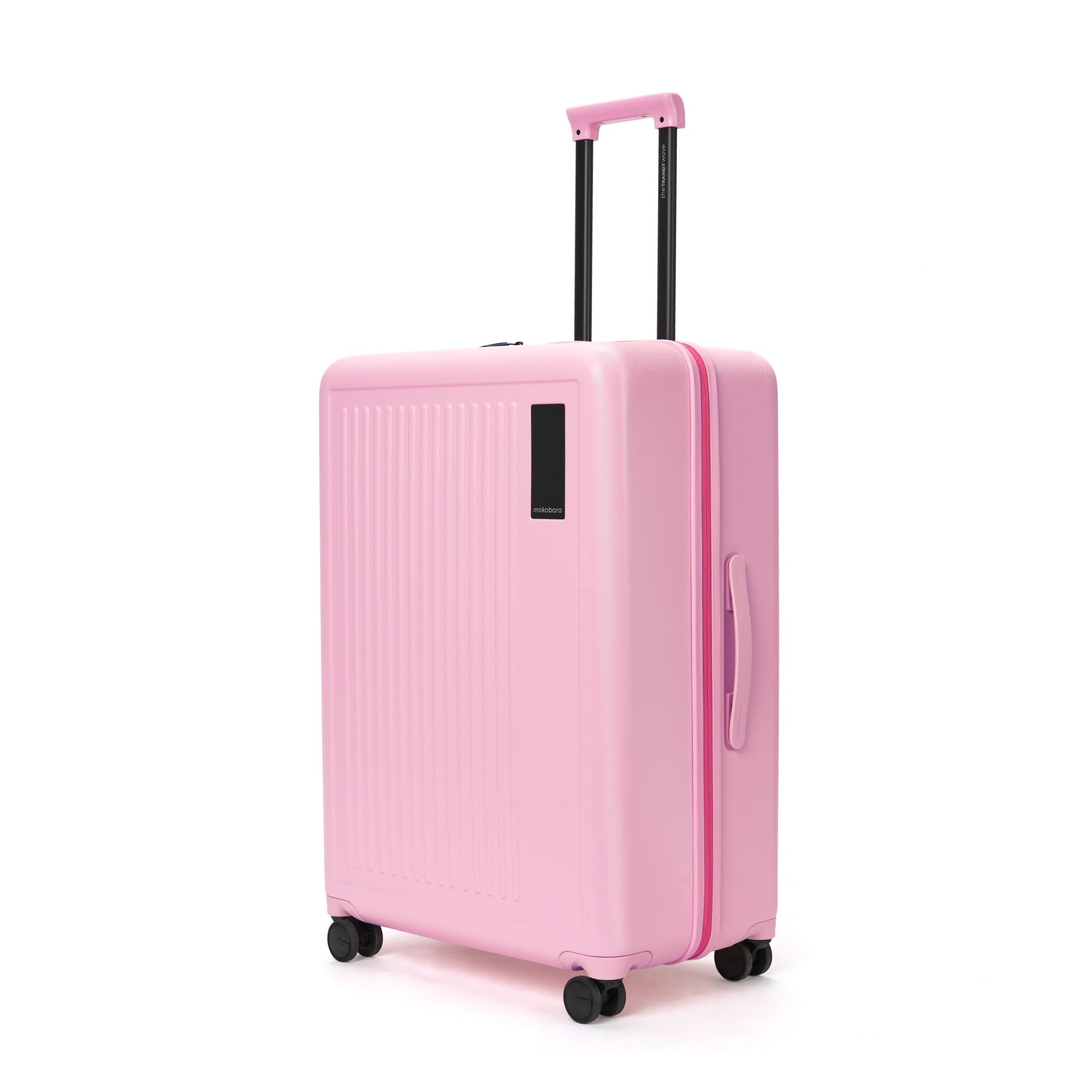 MOKOBARA The Transit Wave - Check-In Luggage | Large 74Cm Pink Polycarbonate 8 Wheel Spinner Trolley Hardsided Suitcase With Built In Tsa Lock Travel Suitcase (Excuse Me), 74 Cm (B0D5YF13LN) Amazon Price History, Amazon Price Tracker