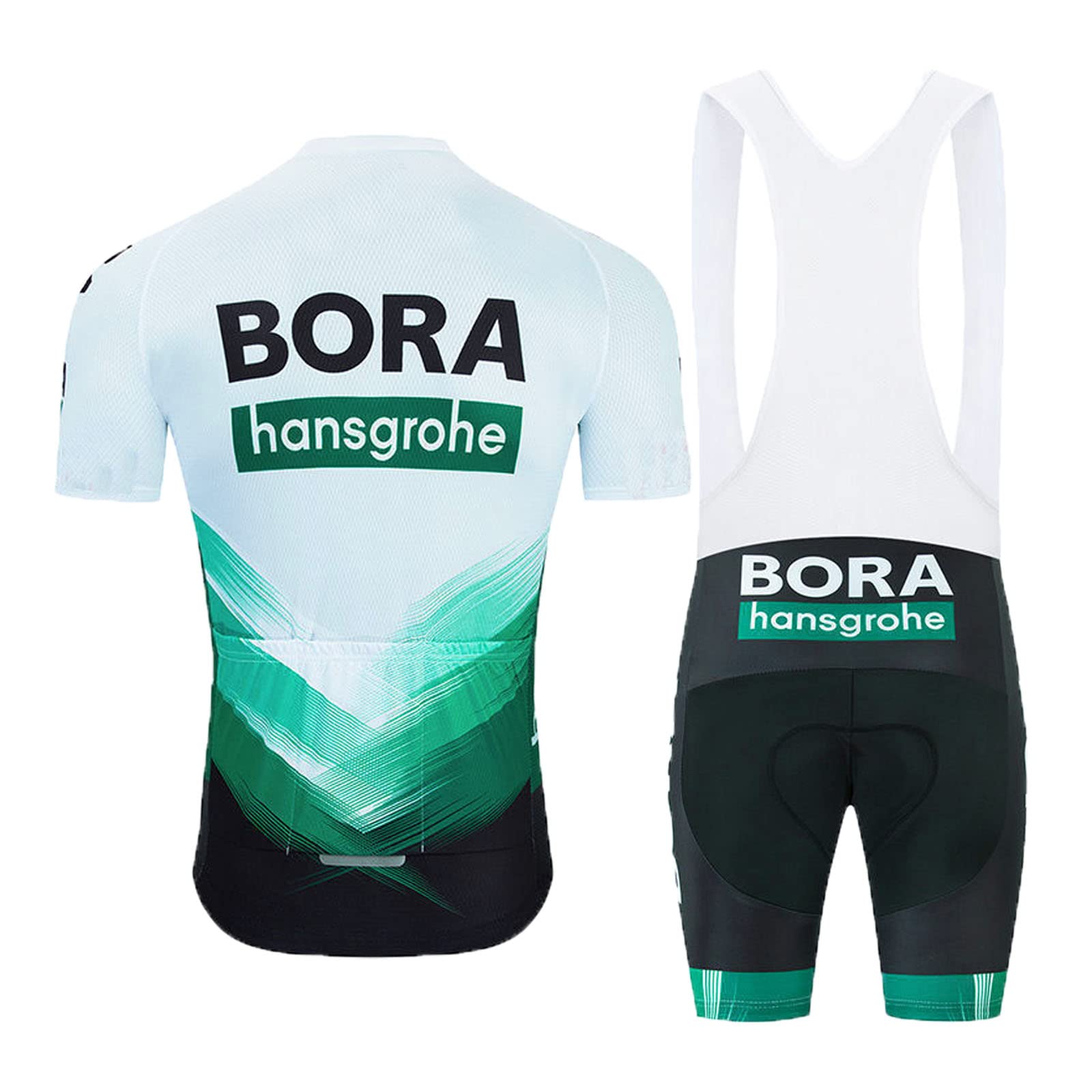 HOMTOL Abbigliamento Ciclismo Set Manica Corta Tuta Ciclismo Uomo Completo Ciclismo Estivo Per Bici Da MTB Con Pantaloncini Imbottiti in Gel Traspirante e Ad Asciugatura Rapida