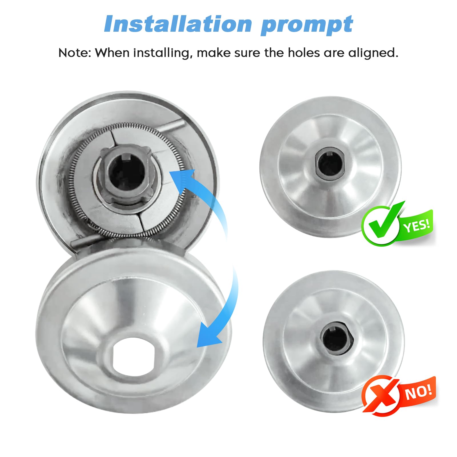 Torque Converter 30 Series Mini Bike 2-7Hp Go Kart CVT Clutch 3/4 inch 10T #40/41/420&12T #35 Chain Drive Belt Pulley for Predator 212cc, Manco Comet TAV2 Mini Bike Engine Replace for 219552A 218353A