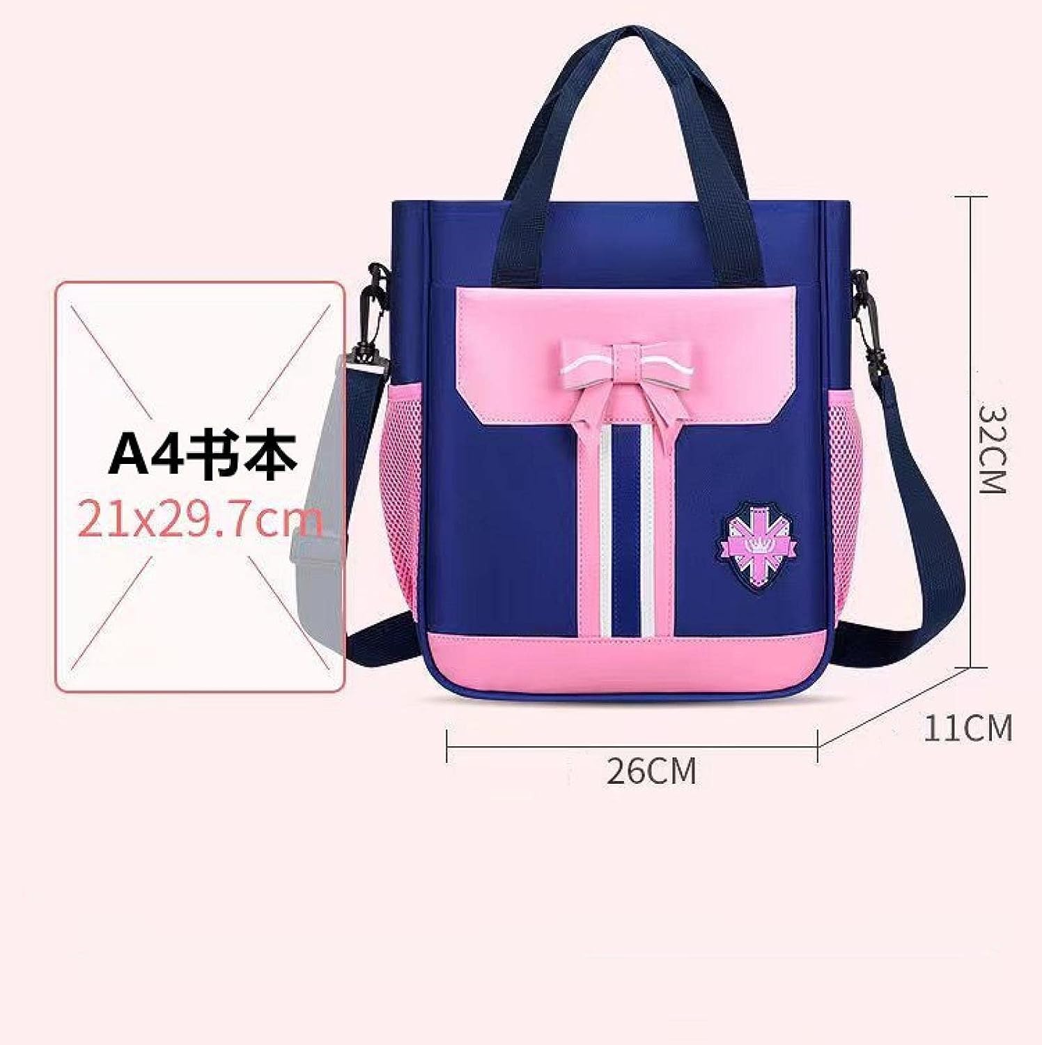 Amazon.co.jp: レッスンバック 女の子 手提げバッグ 絵本袋 2WAY 