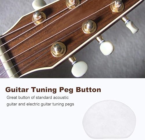 Miniatura 2 de Juego de 6 pomos de ajuste de guitarra afinadores cabezal de máquina botones de repuesto para accesorios de guitarra 1