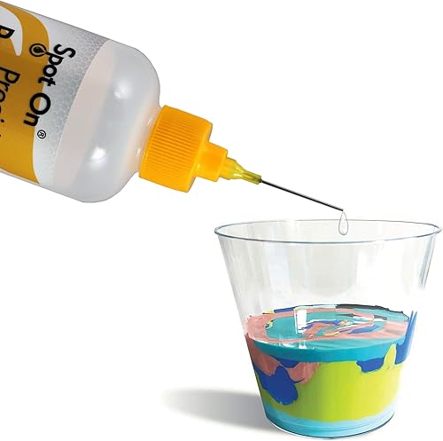 Miniatura 2 de Spot On Aceite acrílico para verter  100% silicona pura con dos (2) tapas para satisfacer tus necesidades artísticas para una creación celular