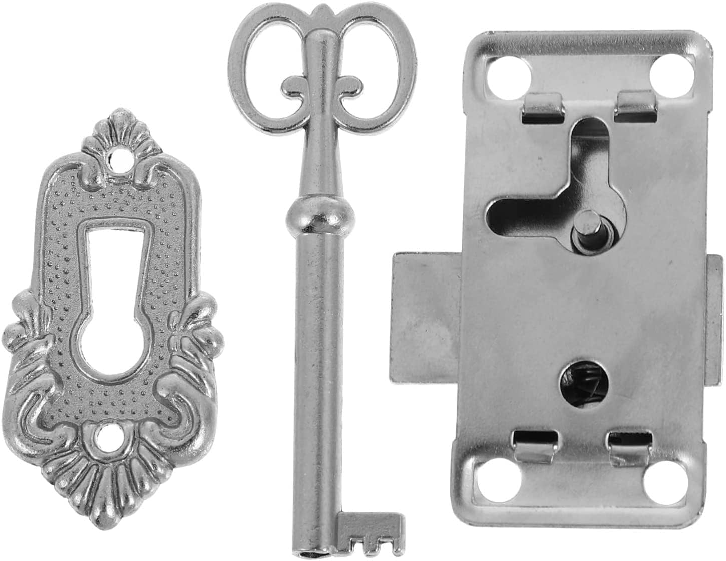 Amazon.co.jp ドアロック 4 セット ワードローブ ラッチ タイプ 家具 引き出し 古いキャビネット 合金ドア クラシック 非