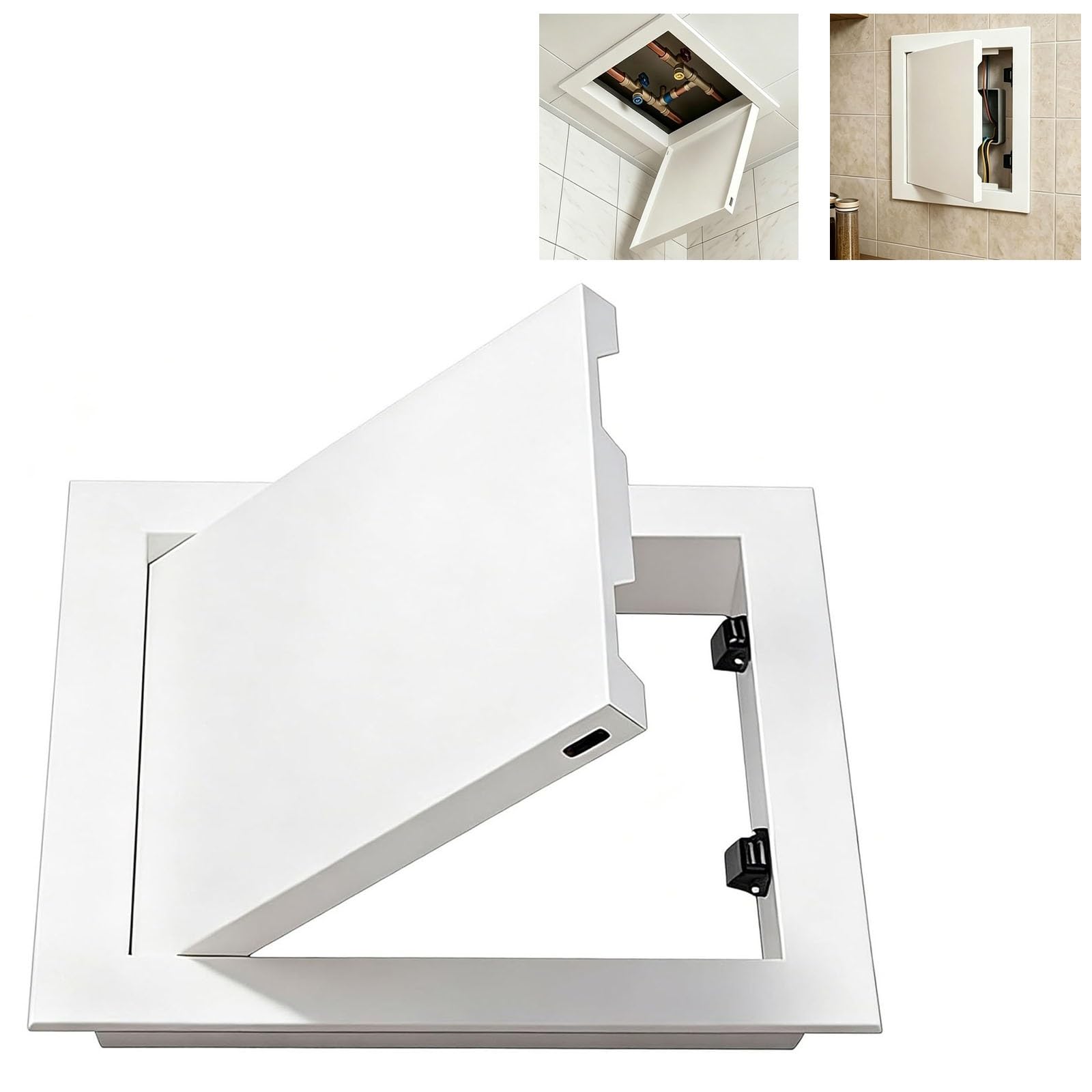 Trappe d'accès blanche en métal 550x850mm pour cloison sèche
