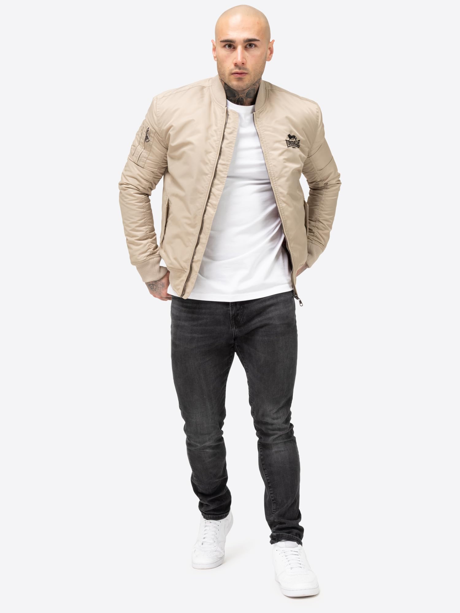 Lonsdale Bluzka Mężczyźni Herren Jacke Schmale Passform Tern Hill