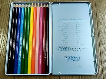 Amazon.co.jp: オールスターズ 色鉛筆 12色セット にゃんにゃん