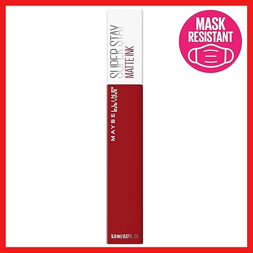 Miniatura 9 de Maybelline New York SuperStay Matte Ink - Lápiz labial líquido, edición picante, Exhilarator, 0.17 onzas líquidas