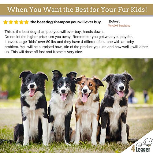 4Legger Organic Dog Shampoo USDA Certified Organic, All Natural Hypoallergenic Dog Shampoo with Oatmeal, Lavender, and… - Image 7