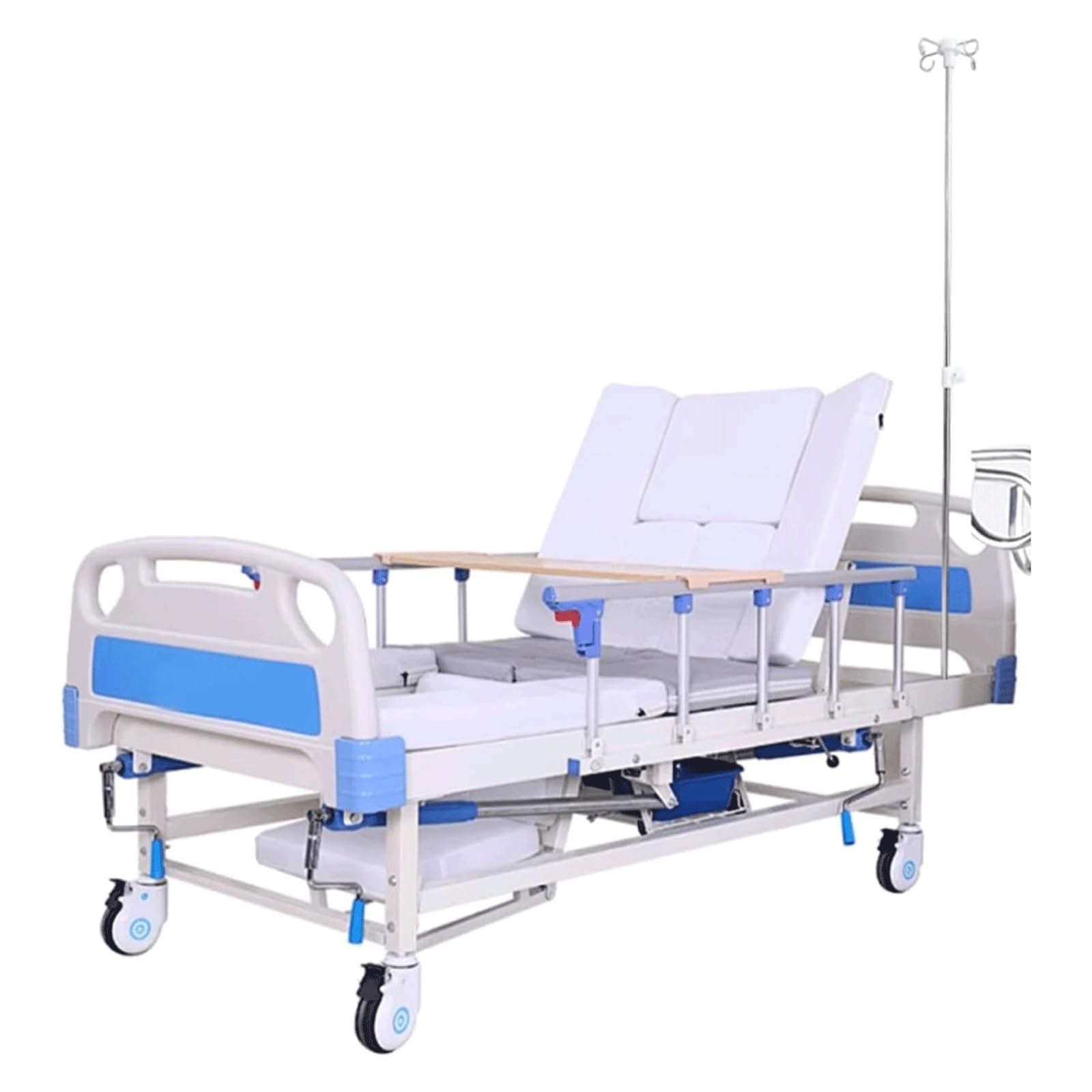 EYPKPL Potence à Perfusion en Acier Inoxydable, réglable en Hauteur, avec 4 Crochets, Support de Perfusion léger, Support de Poche à Perfusion, 19 mm, 22 mm, 25 mm(22mm)