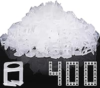 Vista 1 de DGSL Sistema de nivelación de azulejos, 400 piezas separadores de azulejos clips de herramientas de azulejos de 1/8 pulgadas, herramientas