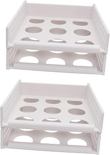Levemolo 2pcs Closet Storage Bins Linen Closet Organizer Clothing Storage Bin Staking Shelves Easy to Clean