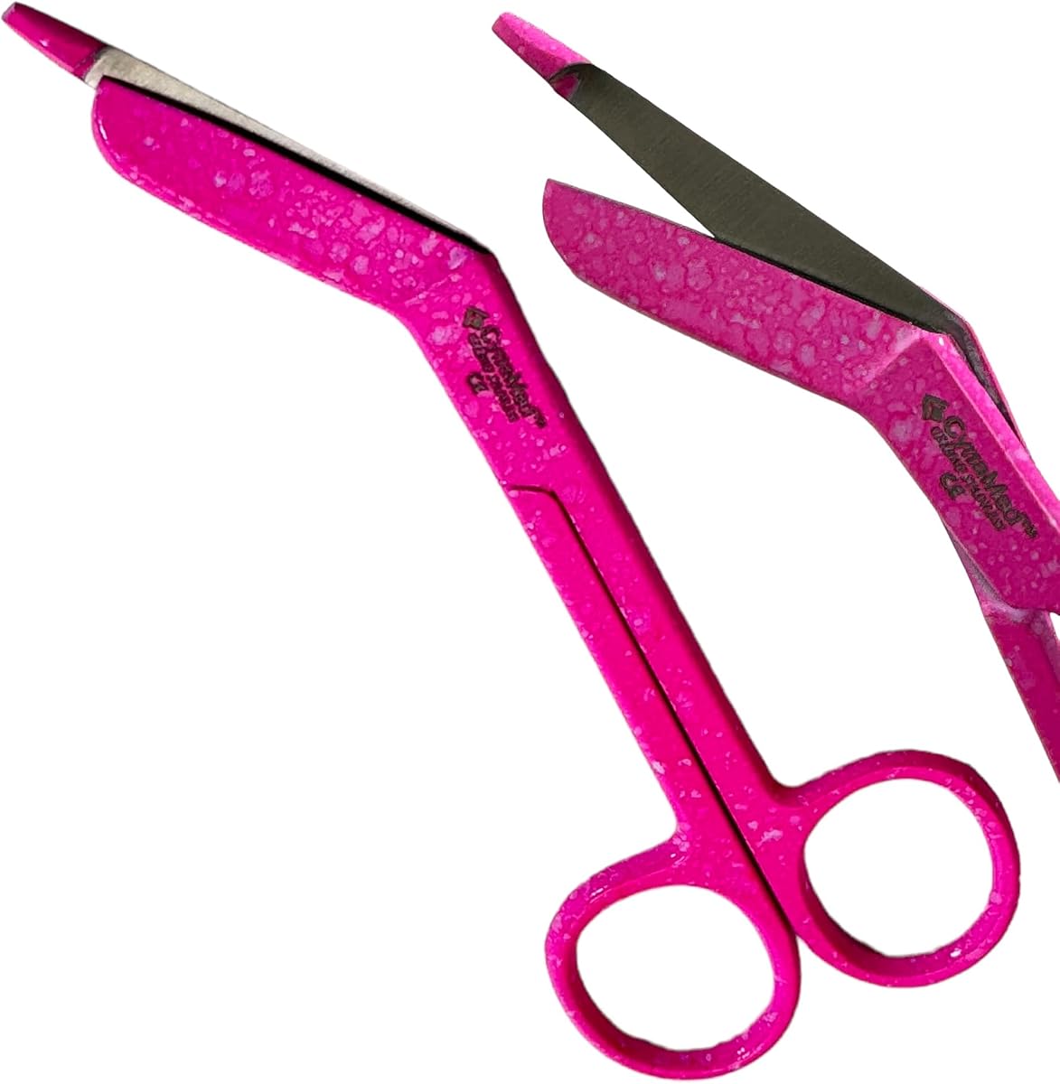 Artlab-Lister Bandage Scissors - EMT and Trauma Shears - 5.5 Inch Nursing Scissors -Stainless Steel Bandage Scissors for Nurses German Stainless Steel (Pink Dew Drop 5.5")