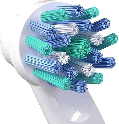 Miniatura 3 de Alayna Cabezales de cepillo de repuesto compatibles con Oral B - Paquete de 4 cabezales de cepillo de dientes eléctricos estilo cruzado, se adapta a