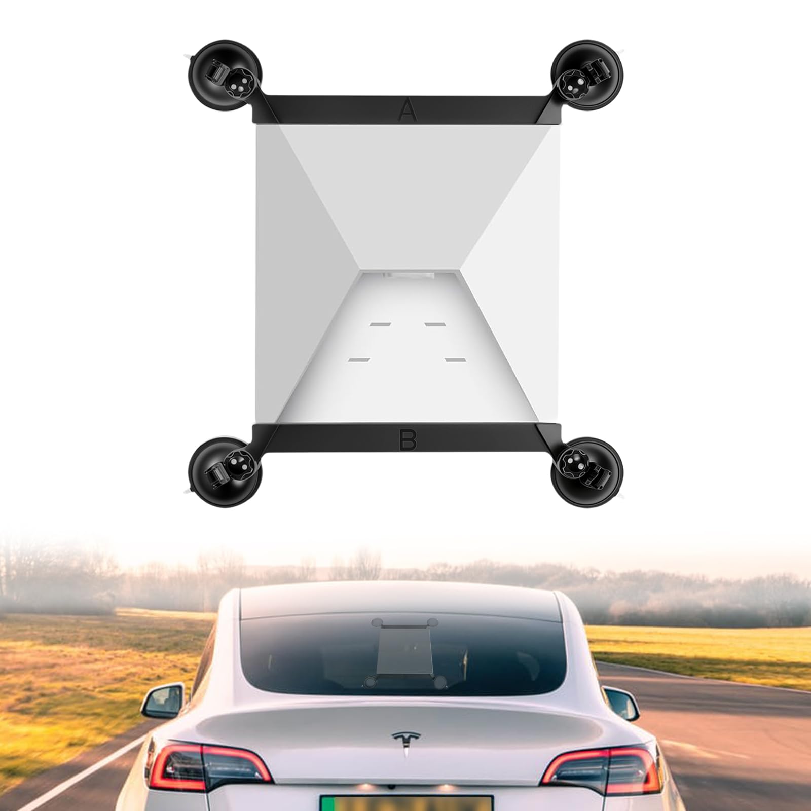 daboot Starlink Mini Mount - Suction Cup Car Mount for Star Link Mini Accessories Mounting Kit for Vehicle Windows and Sunroofs Starlink Mini Roof