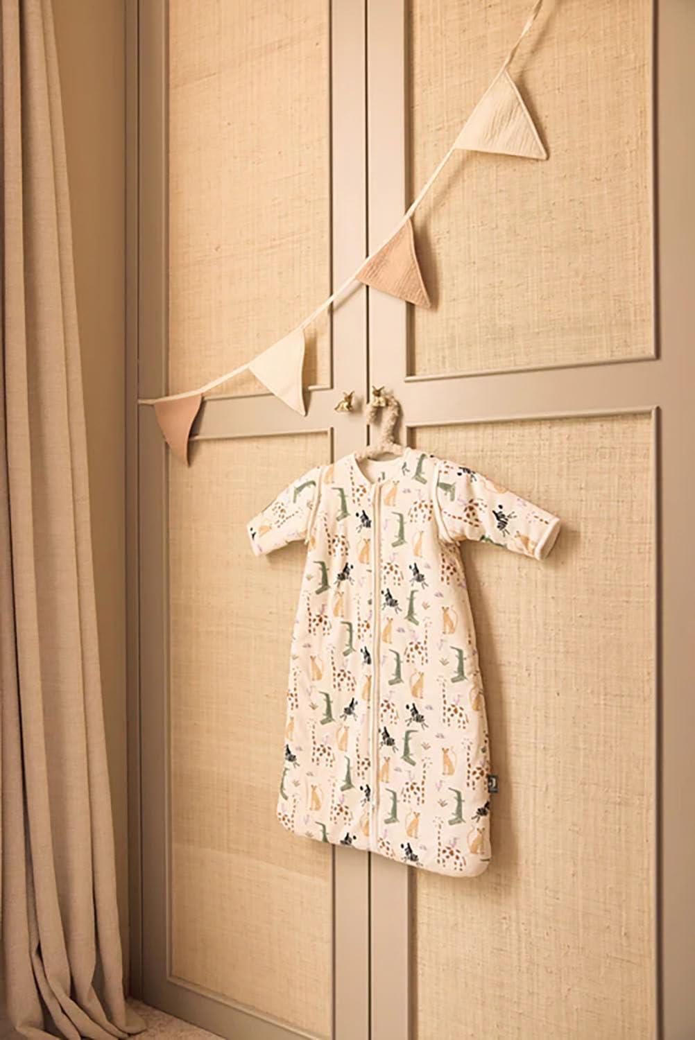 Jollein Jungle Jambo - Saco de Dormir con Mangas extraíbles (90 cm)