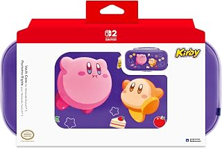 HORI Vault Case (Kirby & Waddle Dee) for Nintendo Switch 2 - Hard Shell Carrying Case for Switch 2 - Officially Licensed by Nintendo