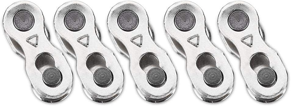 5 Pairs Bike Chain Link, Bicycle Missing Link, Chain Link Connector Road Mountain Bicycle for 6, 7, 8, 9, 10 Speeds Chain (6/7/8 Speed)