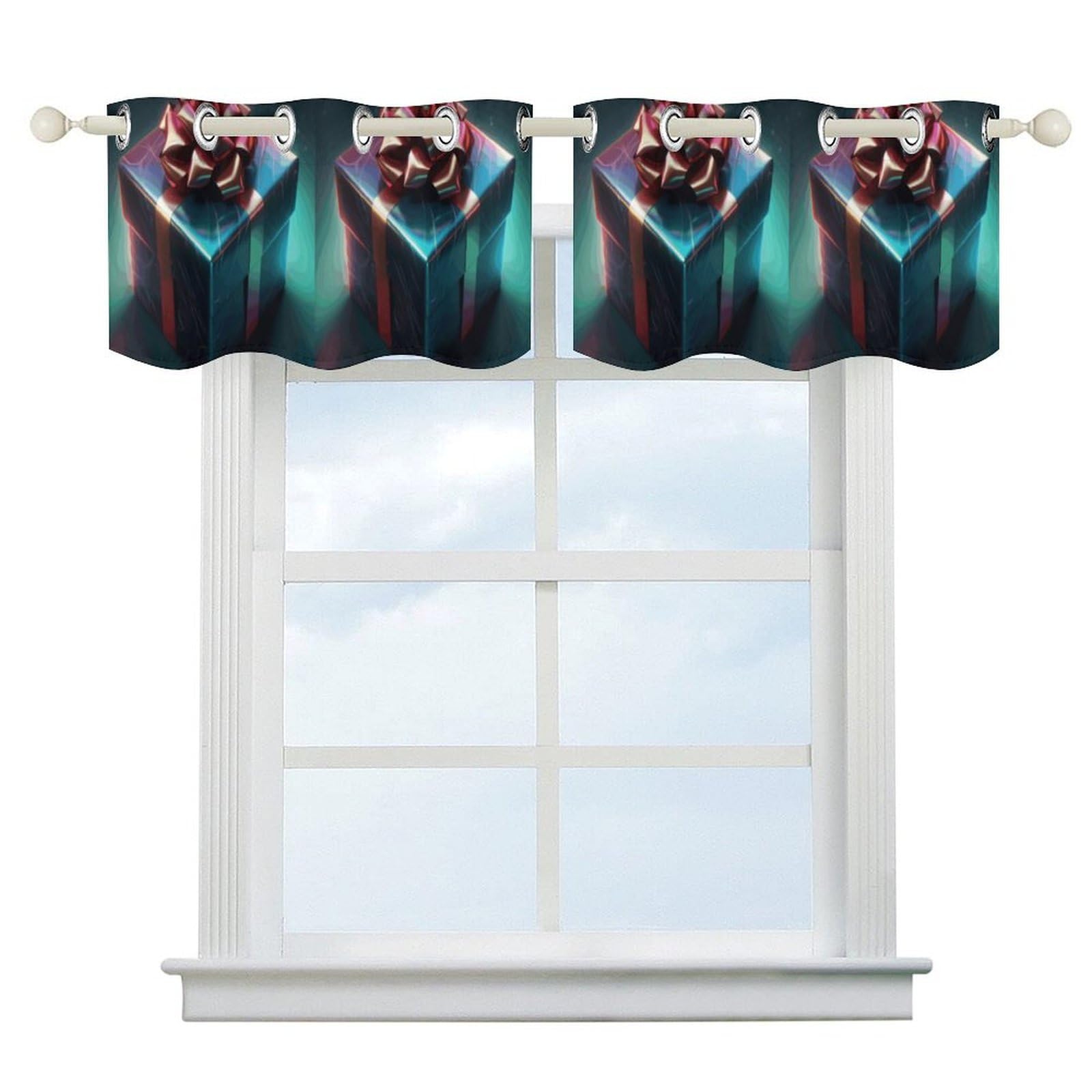 Rideaux occultants de chambre lot de 2 isolants de 132x45 cm pour tamiser la salle de bain