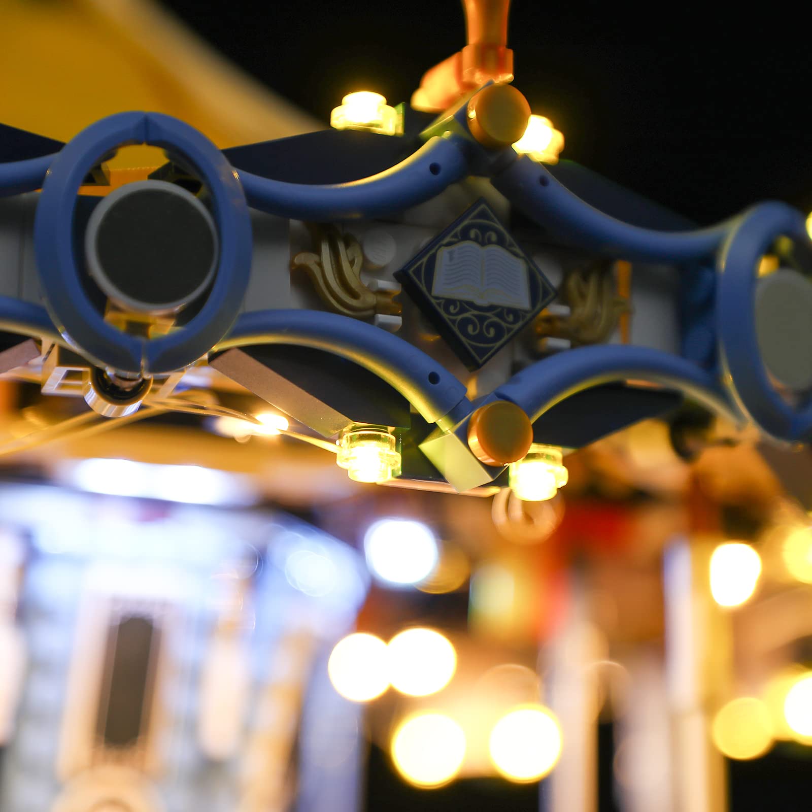 GEAMENT LED Licht-Set (Fernbedienung) Kompatibel mit Lego Karussell Konstruktionsspielzeug (Carousel) - Beleuchtungsset für Creator 10257 (Modell-Set Nicht enthalten)