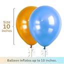 KIDZILO 104 Pcs Birthday Decoration Combo – 100 Metallic Balloons for Baby Shower, Anniversary & Party Celebration - SET16 gallery image