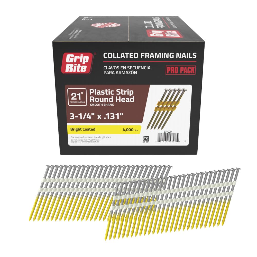 Galvanized Framing Nails - 2500 Count -14