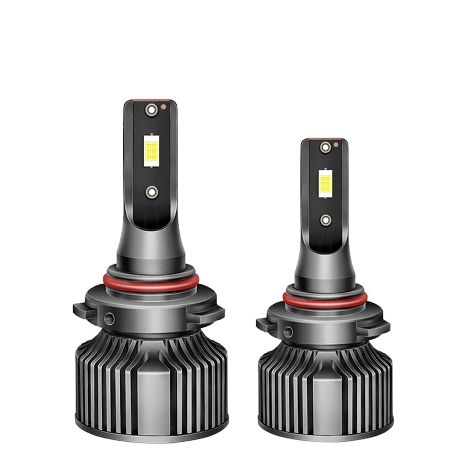 Lampadine Per Fari A LED, 220W 60000 Lumen Kit Di Conversione Per Fari A LED Super Luminosi 6000K Bianco Freddo IP68 Impermeabili, Confezione Da 2,H4