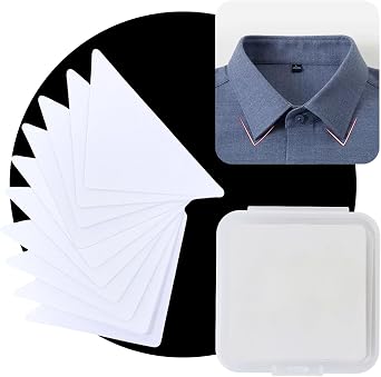 Collar Stays,Collar Stays for Mens Dress Shirts,shirt collar stays,No Curl Collar Polo Shirt,Collar Stays for Polo Shirts, Polo Shirt Collar Fixed Great for Any Shirt with Collar 80pcs
