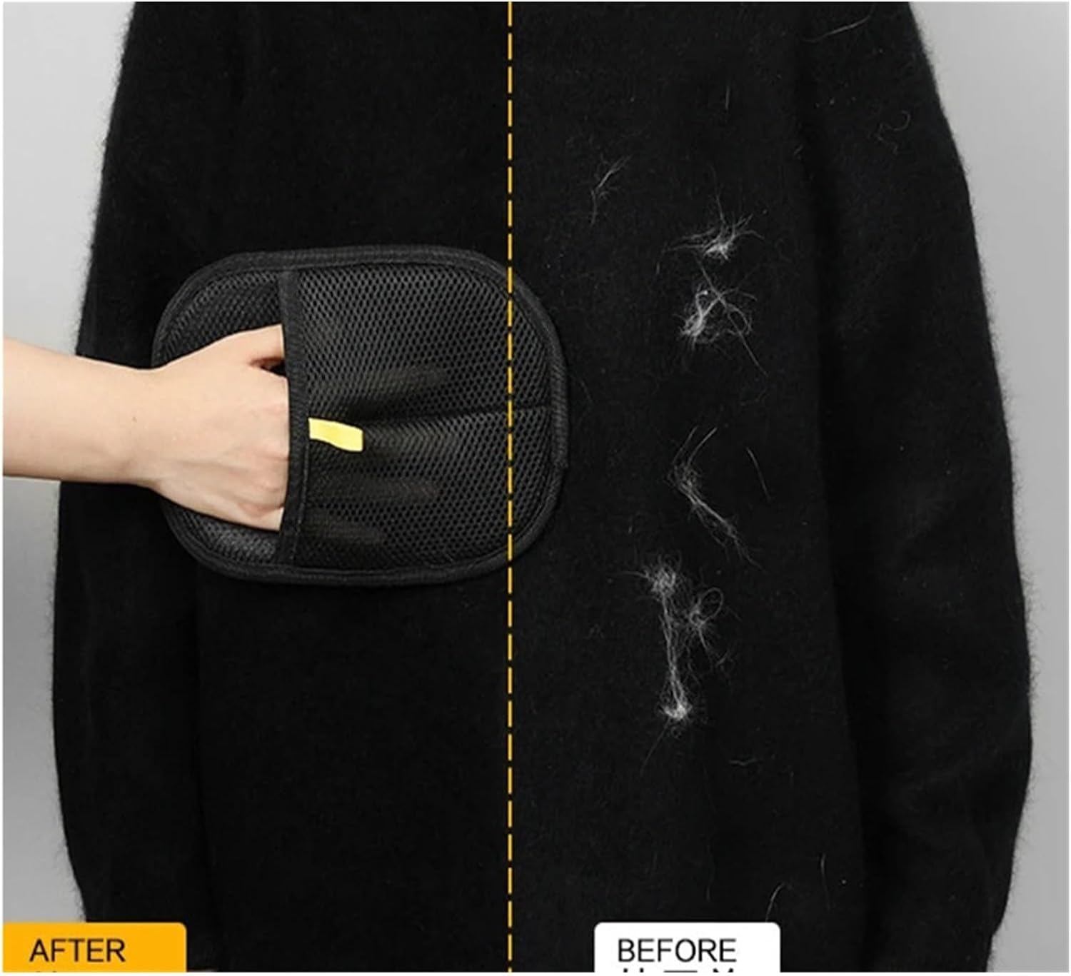 2pcs Pet Hair Removal Gloves Double Sided Reusable Grooming Tool for Cats Fur Static Cleaning for Carpets Furniture