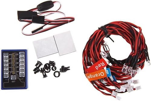 Miniatura 2 de 12 luces LED parpadeantes GoolRC Highlight sistema para coches RC