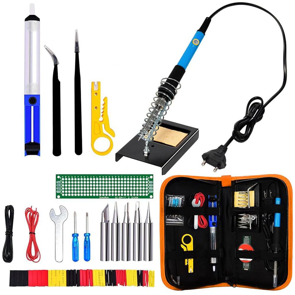 See full amazon price history chart for Serplex® Soldering Iron Kit Soldering Kit 60W Adjustable Temperature Soldering Iron Electric Soldering Kit Set with 5pcs Soldering Tips, Desoldering Pump, Solder Wick, Tweezers, Soldering Wire Serplex® Soldering Iron Kit Soldering Kit 60W Adjustable Temperature Soldering Iron Electric Soldering Kit Set with 5pcs Soldering Tips, Desoldering Pump, Solder Wick, Tweezers, Soldering Wire (B0CSN8NRD8) Amazon Price History, Amazon Price Tracker