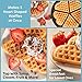 CucinaPro Heart Waffle Maker- Non-Stick 5-Heart Waffler Iron Griddle w Adjustable Browning...