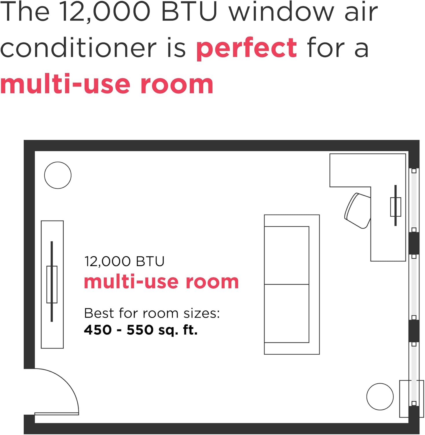 Frigidaire 12,000 Btu Smart Window Air Conditioner With Wi-F...