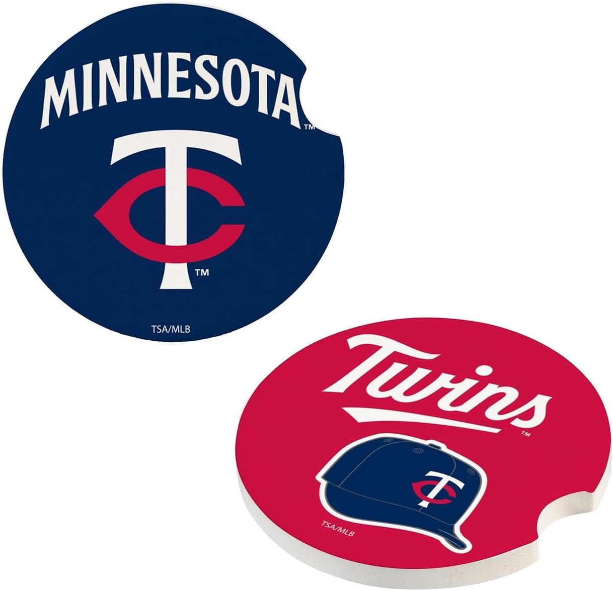 Minnesota Twins Car Coaster Set, 2pc