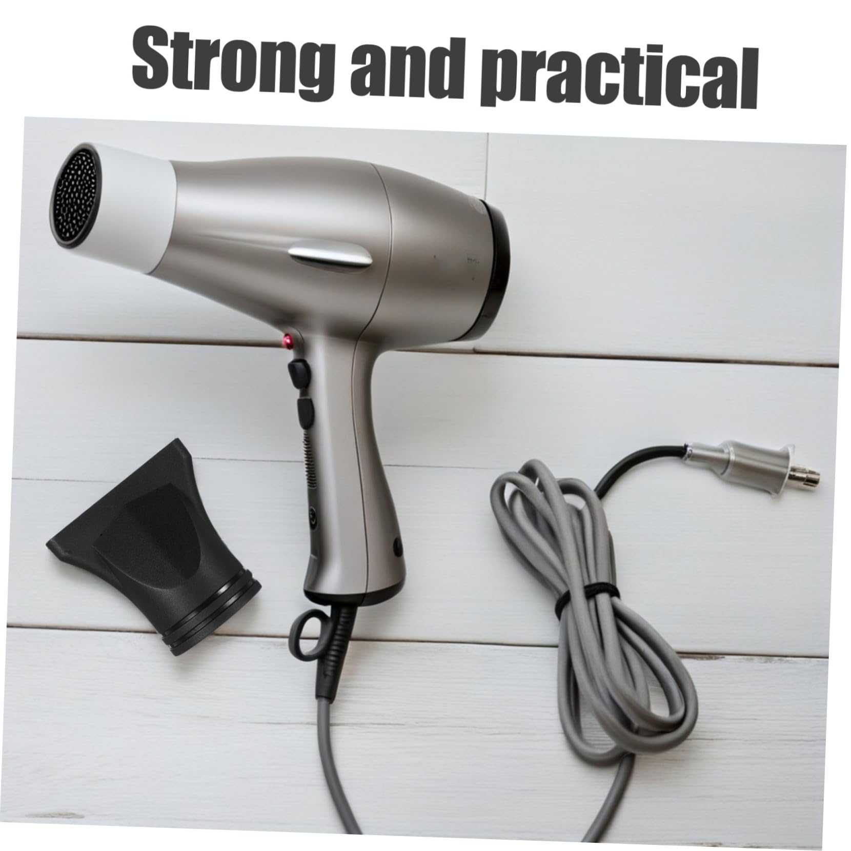Lot de 5 Embouts pour Sèche-Cheveux en Plastique Résistant à la Chaleur Concentrateurs Universels Fins et Larges pour Coiffage Professionnel Accessoires pour Brushing et