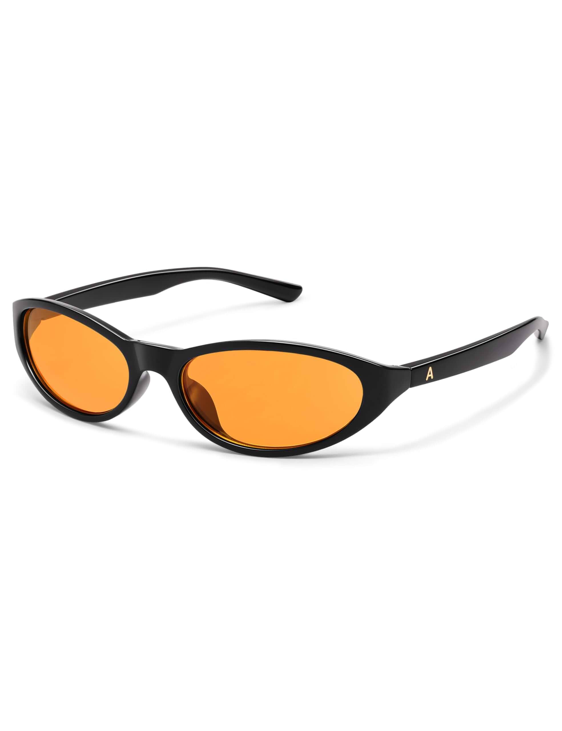 Appassal Retro Y2K Wrap Around Oval Sunglasses AP3741 | Sporty Running UV400 Sun Glasses for Women Men Shades Rave