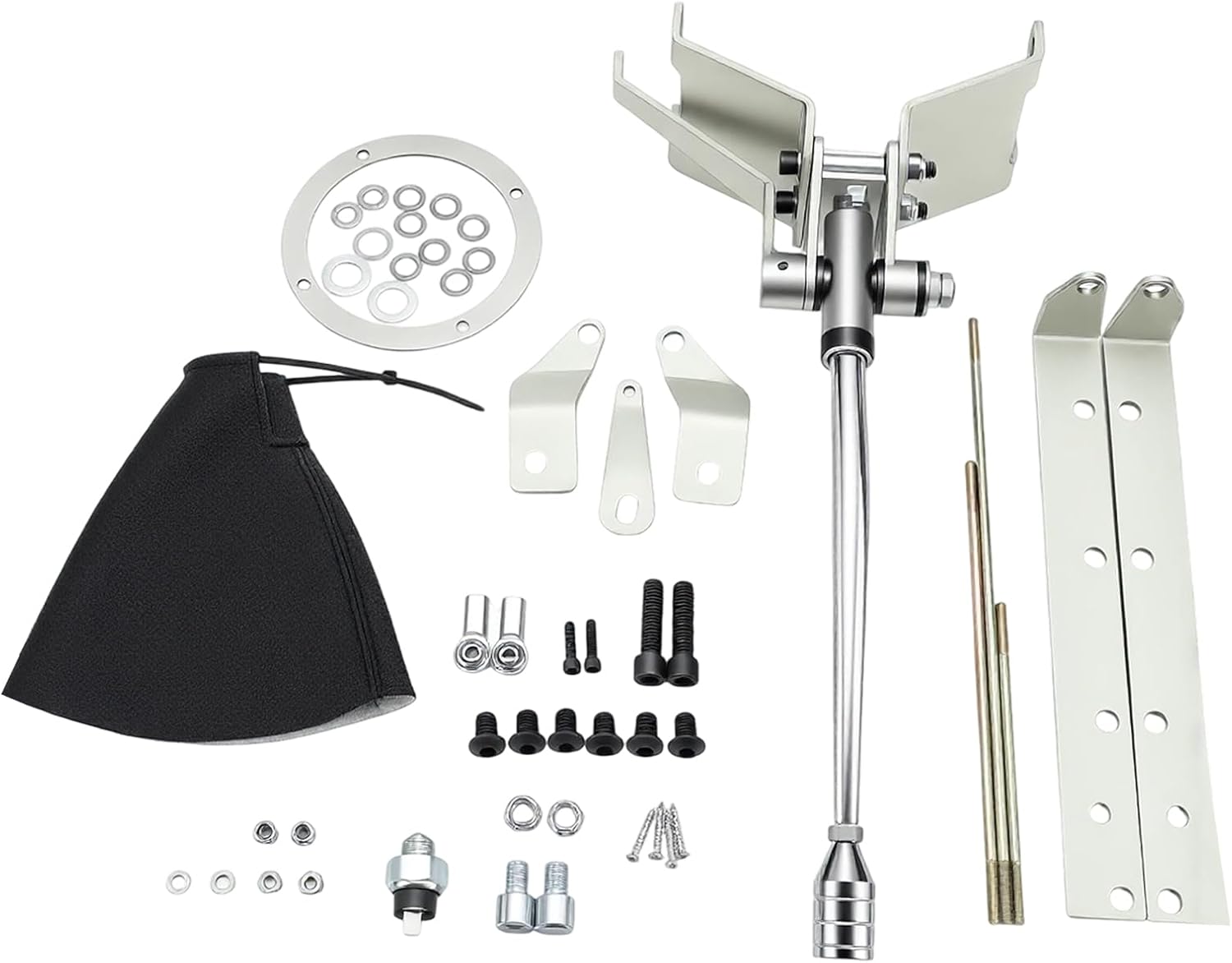 TH350 Transmission Shifter Fit For GM Turbo 350 Automatic Transmissions Complete Kit, 12" Stick