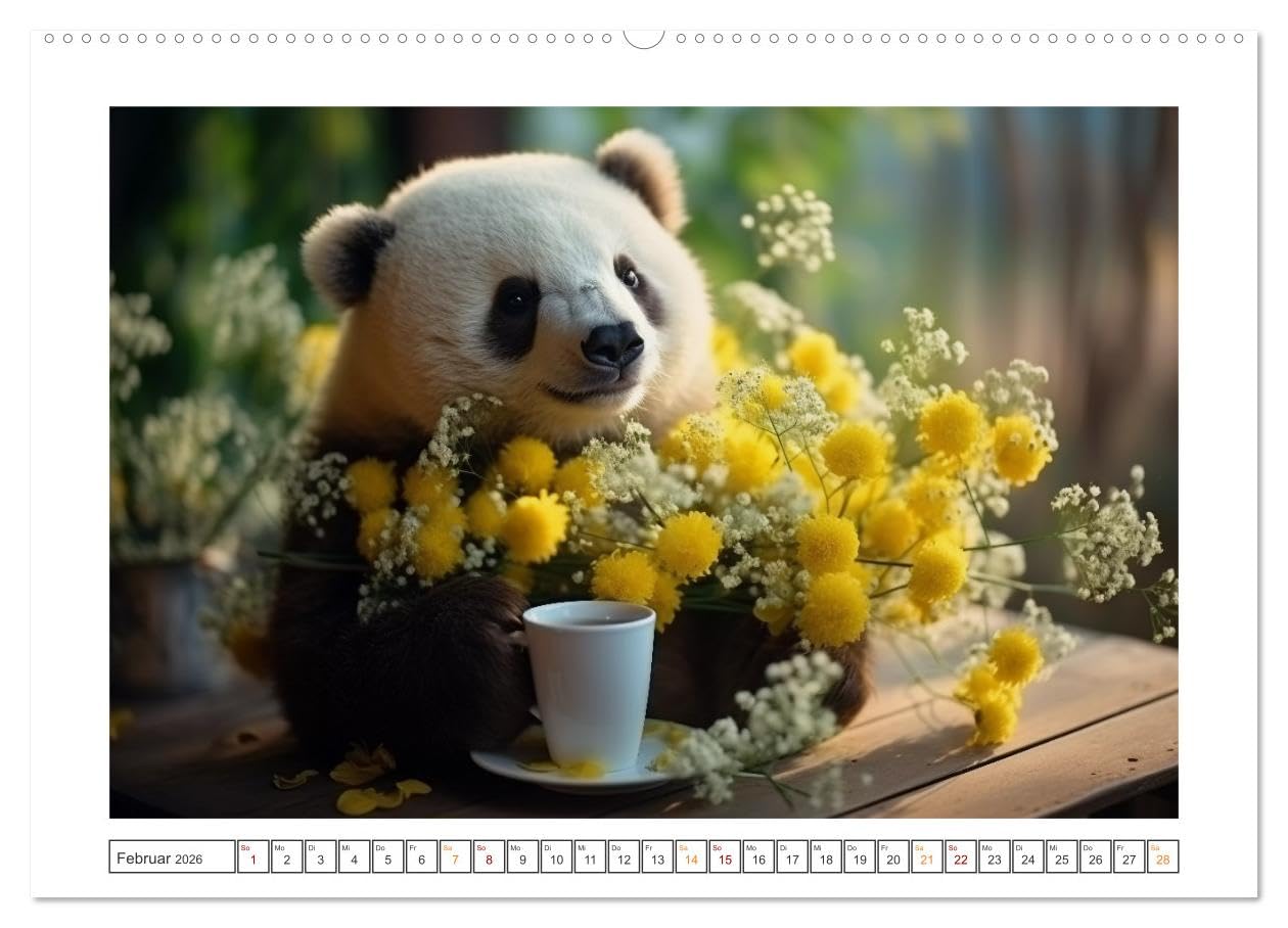 Heute ist mein Tag (hochwertiger Premium Wandkalender 2026 DIN A2 quer), Kunstdruck in Hochglanz: Es ist Zeit, unsere Träume zu verfolgen, unsere ... Potenzial zu einfalten. (CALVENDO Tiere)