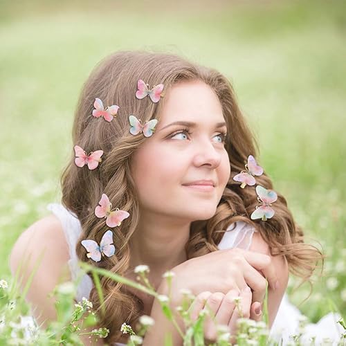 Miniatura 4 de 10 pinzas pequeñas para el cabello para adolescentes y mujeres, mini pinzas para el cabello con cristal, lindo pasador de metal para el cabello,