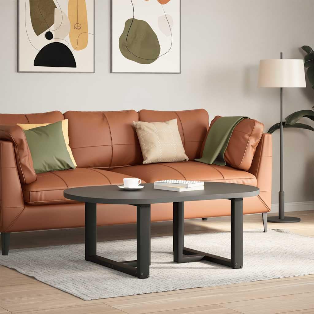 Patas de mesa modernas para mesas individuales: 2 patas estables de acero con recubrimiento en polvo negro con patas de nivelación ajustables