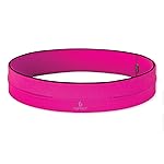 FlipBelt Classic Running Belt for Phone and Small Accessories, Exercise Waist Pouch for Women and Men, XL, Hot Pink