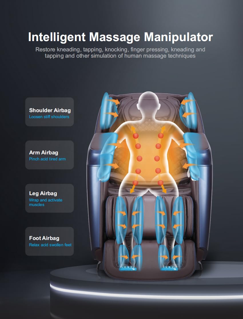 Bharati international Upgraded and Latest Full Body Massage Chair with SL Track and Zero Gravity with 5 Years of Warranty Bharati international Upgraded and Latest Full Body Massage Chair with SL Track and Zero Gravity with 5 Years of Warranty