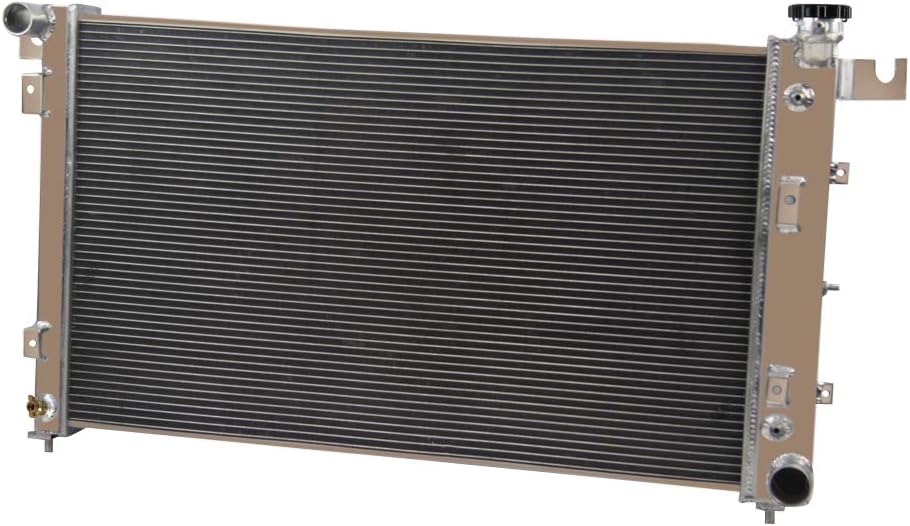 ALLOYWORKS 4 Row Aluminum Radiator for 1994-2002 Dodge Ram 1500 2500 3500 3.9L 5.2 5.9L Gas