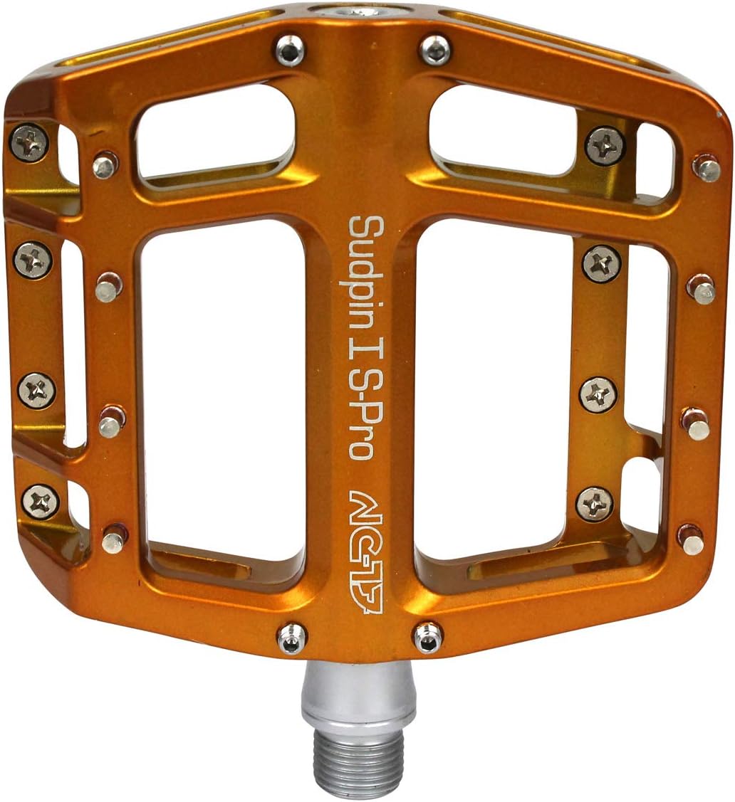 NC-17 Sudpin I S-Pro Aluminium Platform Pedal/Mountainbike Pedal/BMX Pedal/Precision Bearings + Cr-Mo Axis/Including Replacement pins