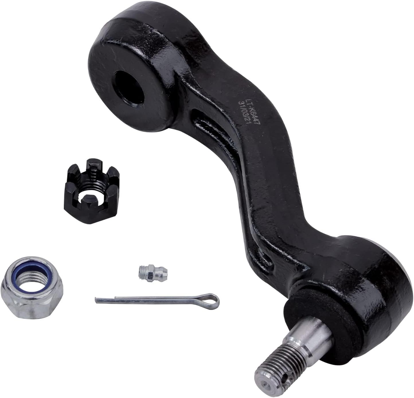 Detroit Axle - Front 2pc Pitman Arm Idler Arm for Chevrolet GMC Tahoe Blazer C1500 C2500 C3500 K1500 K2500 K3500 Suburban Yukon Cadillac Escalade, 1 Steering Pitman Arm 1 Idler Arm Replacement