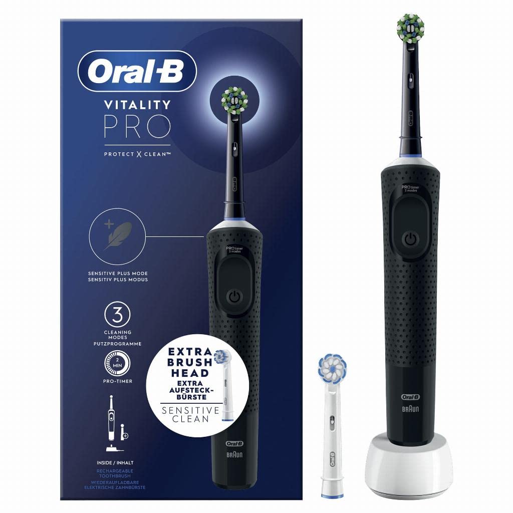 Cepillo de Dientes Eléctrico Oral-B Vitality Pro Negro